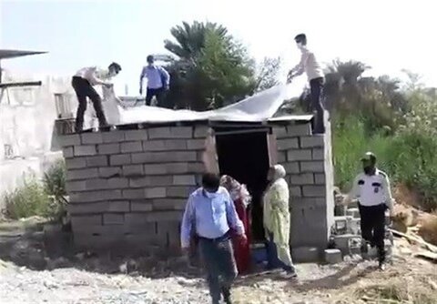 «سپاه» برای بانوی بیسرپناه بندرعباسی خانه میسازد تخریب