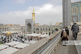 بازدید تولیت آستان قدس رضوی از روند اجرای عملیات بهسازی تأسیسات حرم مطهر