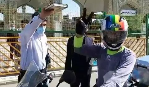 کاروان موتوری "اتحاد مسلمین" از مشهد به مقصد چابهار حرکت کرد کاروان موتوری