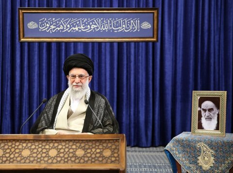سخنرانی تلویزیونی رهبر انقلاب به مناسبت سیودومین سالگرد رحلت امام خمینی (ره) / فیلم رهبری