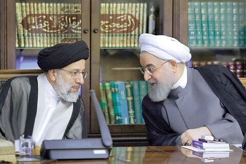 روحانی به دیدار رئیسی رفت روحانی