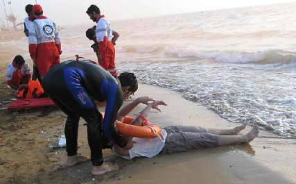 غرق شدن یک پزشک در سواحل نوشهر
