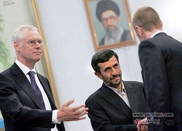 ماجرای عکس واقعی اخم احمدی نژاد به نماینده انگلیس