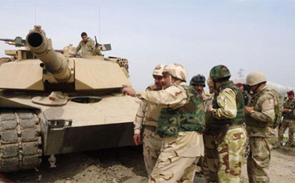 عملیات گسترده ارتش به منطقه جرف الصخر بغداد