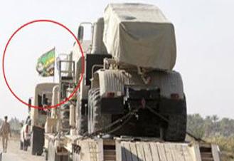 پیشروی ارتش عراق با پرچم امام حسین(ع)+عکس