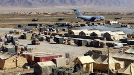 حمله راکتی طالبان به مقرنظامیان آمریکایی در فرودگاه بگرام افغانستان