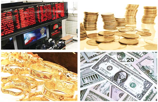 عقب نشینی دلار، طلا و سکه و پیشروی بورس