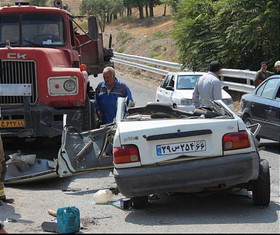 سوانح رانندگی در استان یزد ۱۵۰ درصد افزایش یافت