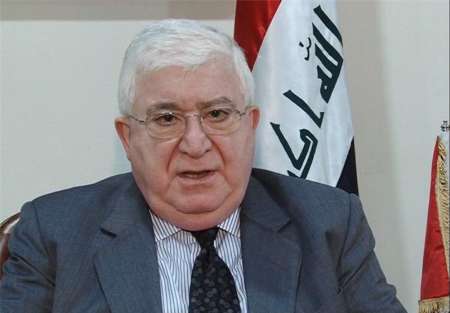 رئیس جمهوری عراق: نبرد با داعش باید توسط تمامی کشورها و همه جانبه باشد

