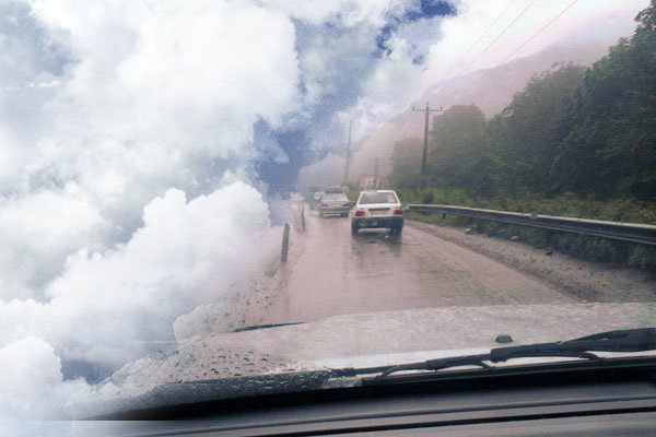 خراسان شمالی مه آلود همراه با بارندگی/ تردد در جاده ها طبیعی است