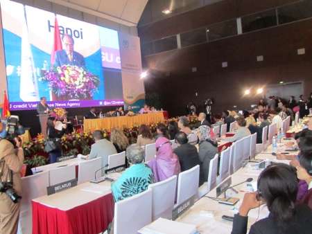 عضویت ایران در کمیته نگارش ماده اضطراری اجلاس بین المجالس جهانی در هانوی