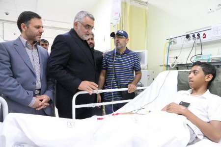 رئیس کمیسیون امنیت ملی مجلس از زائران عرب حادثه دیده در مشهد عیادت کرد