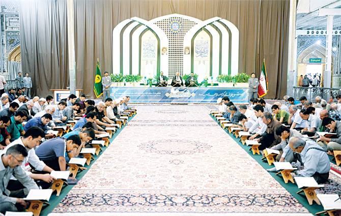 بزرگترین محفل قرآنی جهان اسلام در حرم مطهر رضوی برگزار شد