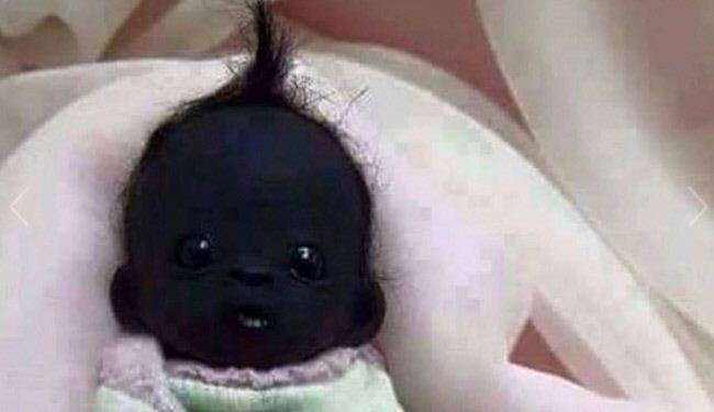 عجیب ترین کودک سیاه پوست جهان +تصاویر