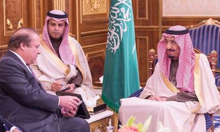 ضیافت افطار پادشاه عربستان به افتخار نخست وزیر پاکستان