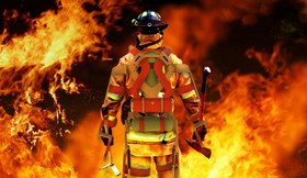 در حادثه آتش‌سوزی هتل هرمز یک آتش‌نشان جان باخت
