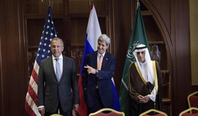 نشست سه‌جانبه وزرای خارجه آمریکا، روسیه و عربستان در قطر