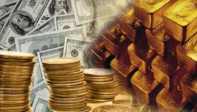 افزایش قیمت طلا و ثبات نرخ دلار در بازار