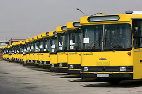 تردد اتوبوس‌های پاک در تهران