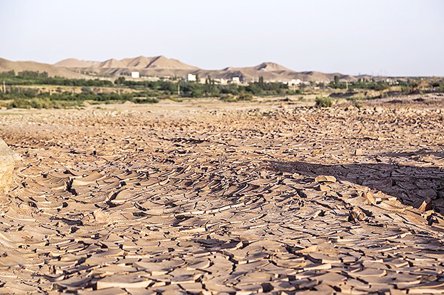 دشت زرخيز قزوين در بحران كم‌آبي