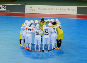 عنوان سومی تیم فوتسال زنان ایران در بازی های داخل سالن آسیا