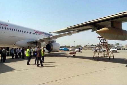 برخورد دو هواپیما در فرودگاه مهرآباد
