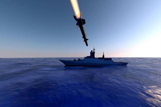 یک کشتی جنگی عربستان هدف موشک نیروهای یمنی قرار گرفت