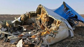  تروریستی بودن سقوط هواپیمای روسی در صحرای سینا تایید شد
