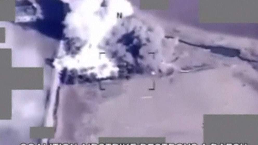 فیلم/ آخرین حملات هوایی ایالات متحده در سوریه