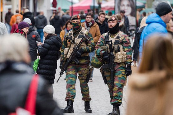 بلژیک در بیم و هراس حملات تروریستی + عکس