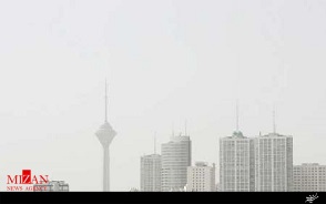 شاخص کیفیت هوای پایتخت در شرایط ناسالم 