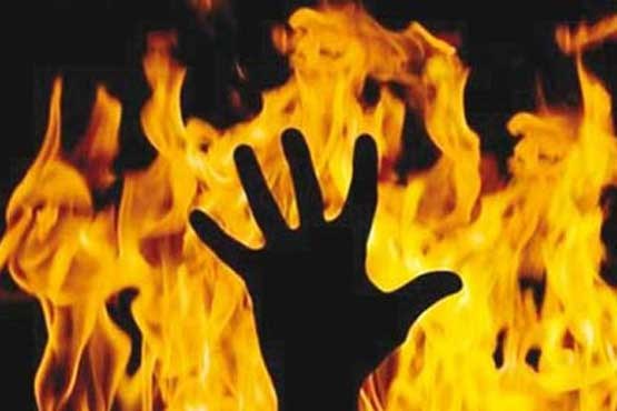 سوختگی دست معلم در آتش سوزی مدرسه‌