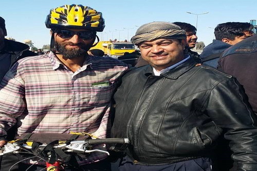 دوچرخه سواری از مشهد تا کربلا