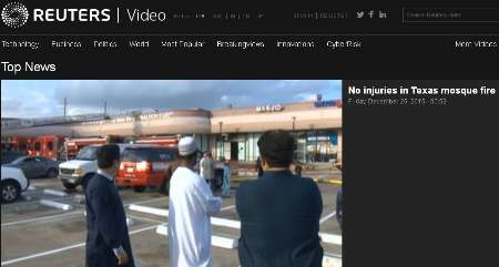 آتش سوزی در مسجدی در هوستون آمریکا/ بررسی احتمال عمدی بودن