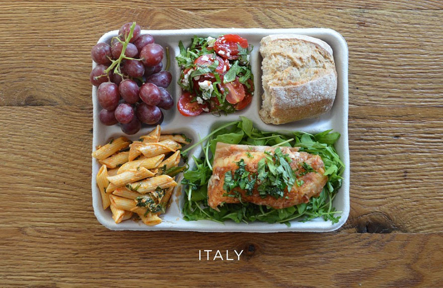 غذای دانش آموزان کدام کشورها خوشمزه تر است؟+تصاویر  
