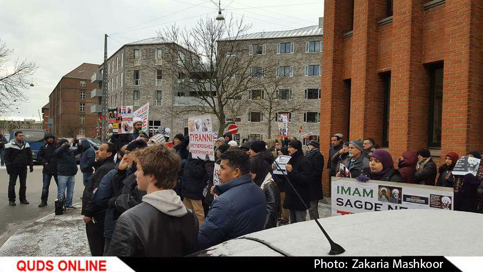 تظاهرات مسلمانان دانمارک بر علیه رژیم آل سعود+عکس