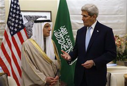 جان کری: دردعوای میان عربستان وایران، آمریکا درکنار سعودی ها می ایستد