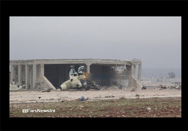 عکس/ اولین تصاویر از فرودگاه تازه آزاد شده «منغ» در سوریه 