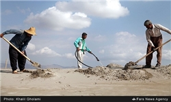اجرای طرح بادشکن غیرزنده در ۳۰ کیلومتر حاشیه دریاچه ارومیه