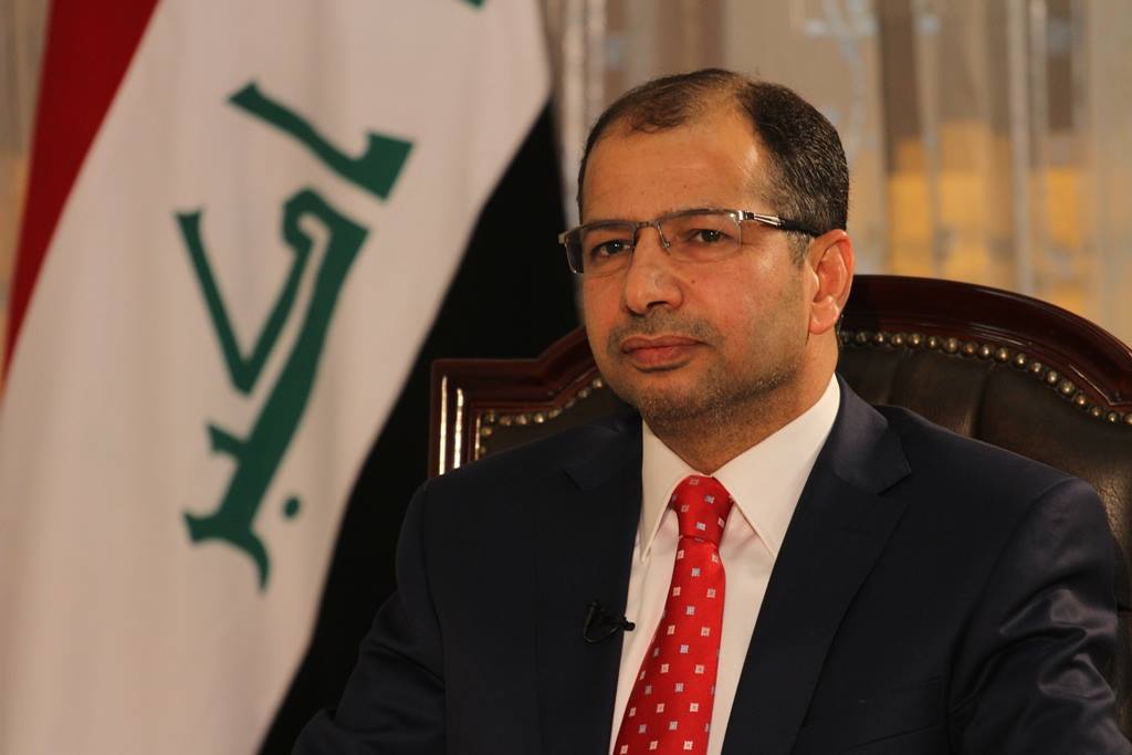 رئیس پارلمان عراق، مانع از قرائت بیانیه حمایت از حزب‌الله