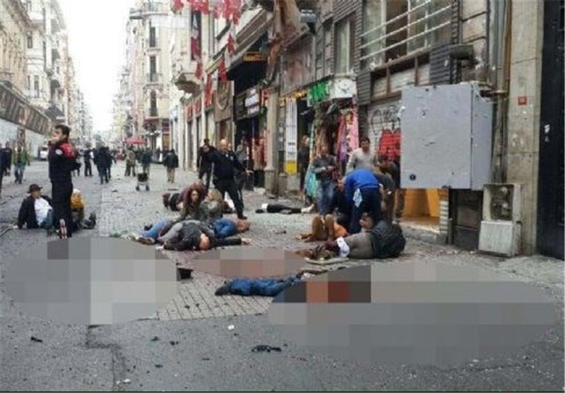 انفجار در قلب استانبول؛ ۵ کشته و ۲۰ زخمی + تصاویر