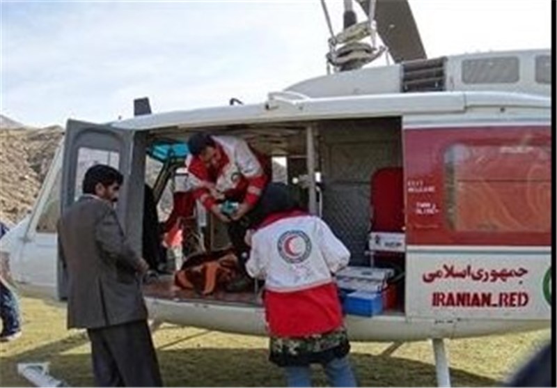 پرواز بالگرد اورژانس مازندران برای انتقال مادر باردار