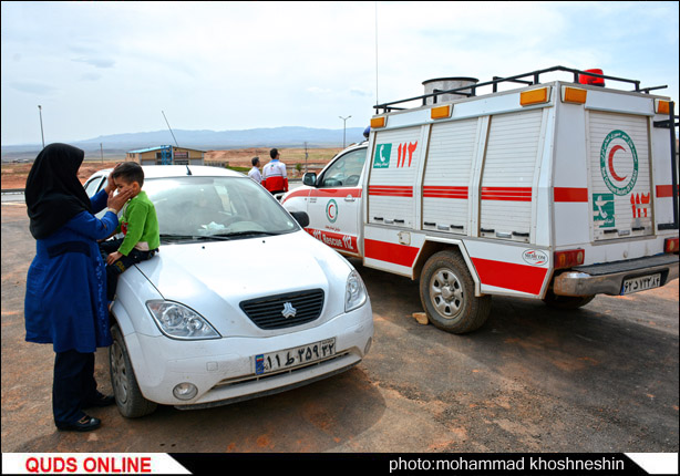 امدادرسانی امدادگران جمعیت هلال احمر خراسان شمالی به ۶۷۹ حادثه جاده ای