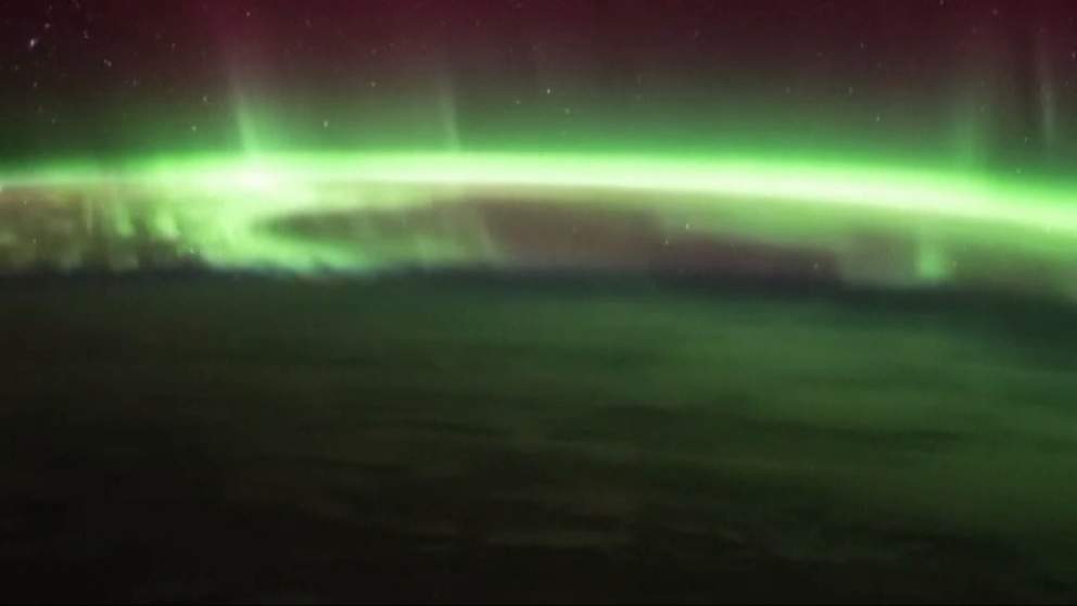 فیـلم / شفق قطبی از ایستگاه فضایی