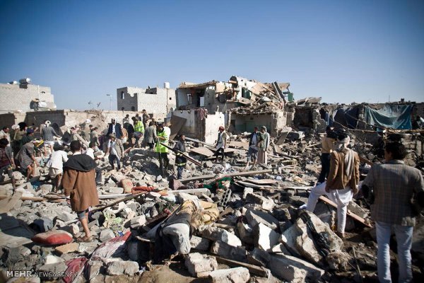 فیلم / هدف ائتلاف ضد یمن، بمباران مناطق غیرنظامی