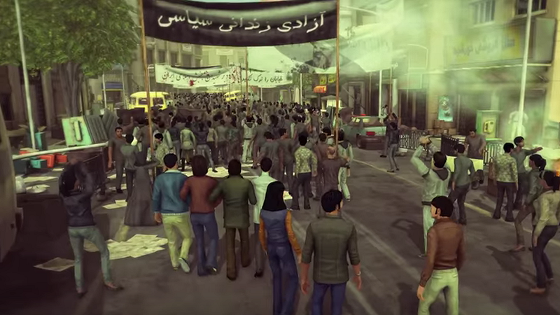 بازی انقلاب ایران را ساختند!! + فیلم