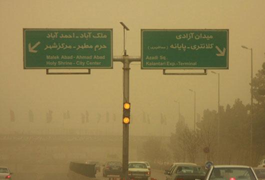 آلودگی هوای مشهد در مرز هشدار