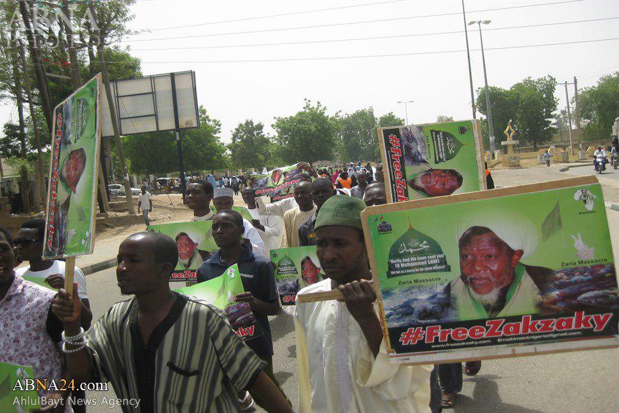 مردم نیجریه برای آزادی شیخ زکزکی به خیابان ها آمدند