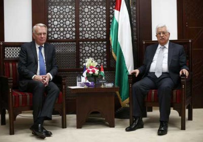 حمایت عباس از طرح فرانسه برای حل و فصل مسئله فلسطین 