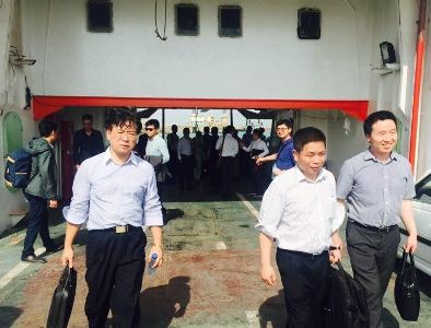 ورود نخستین گروه از هیات ۱۸۰ نفره چینی به جزیره قشم 